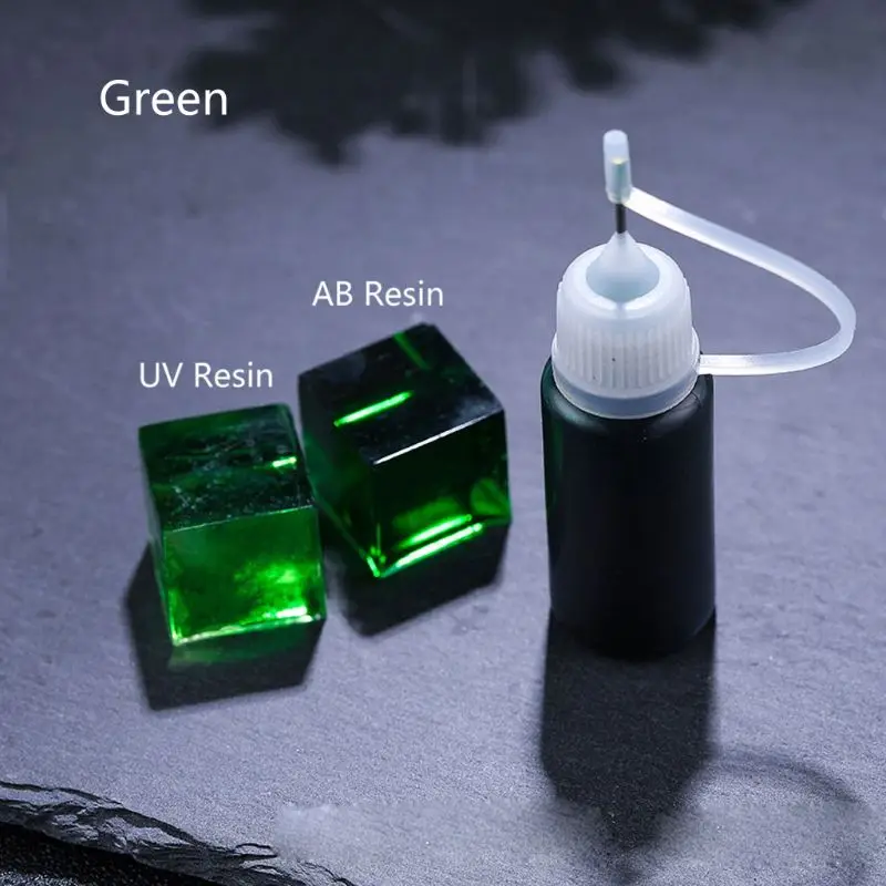 

8 Colors Liquid Epoxy Resin Colorant Highly Concentrated Resin Pigments Kit Jewelry Making Resin Art Craft 0.35oz