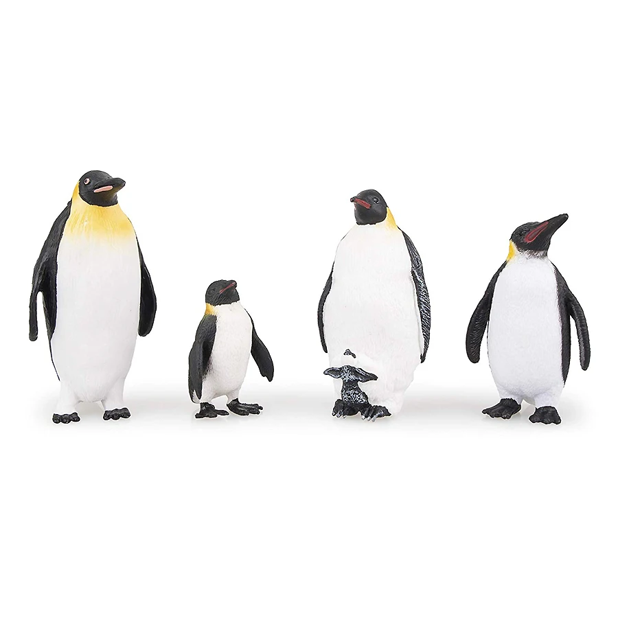 Фигурки Модели имитации пингвина набор с различными вариациями кубов модель