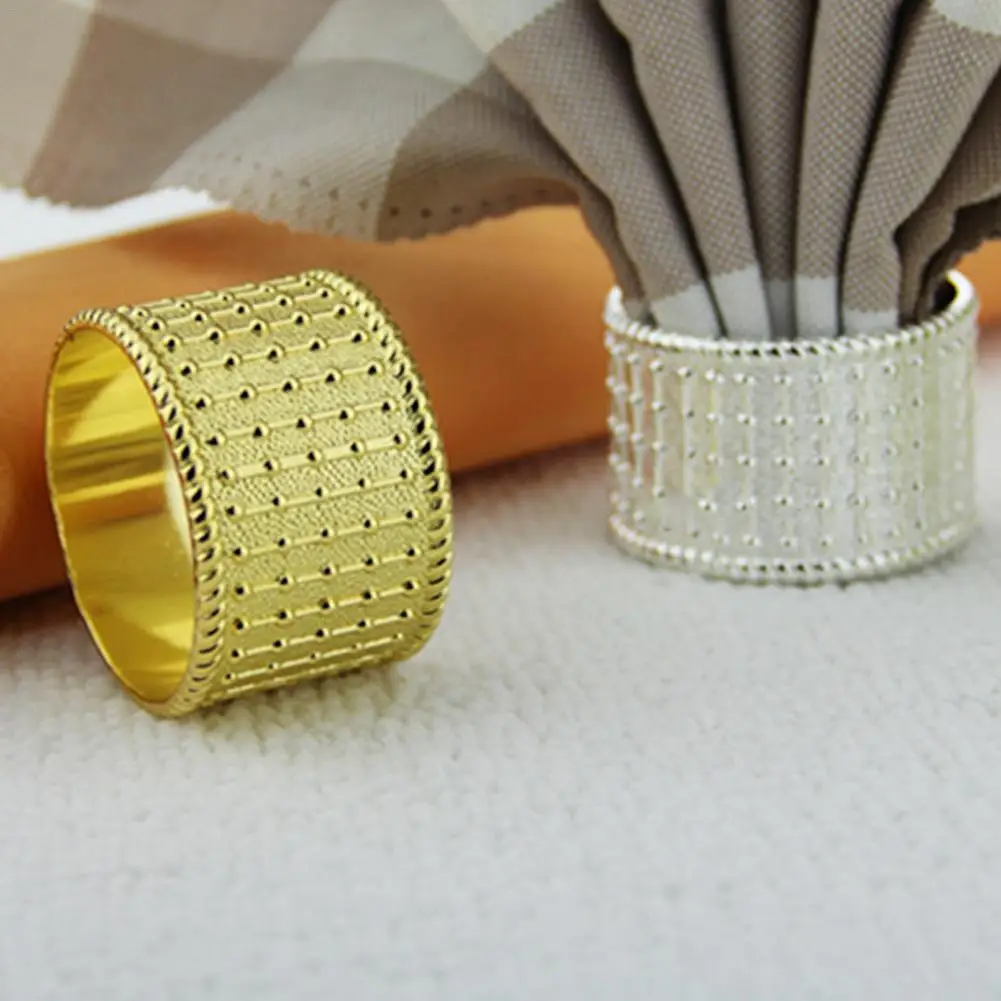 Alloy Napkin Buckle Gold Ring Wedding Festival Hotel Table Dinner Party DIY Decoration | Дом и сад