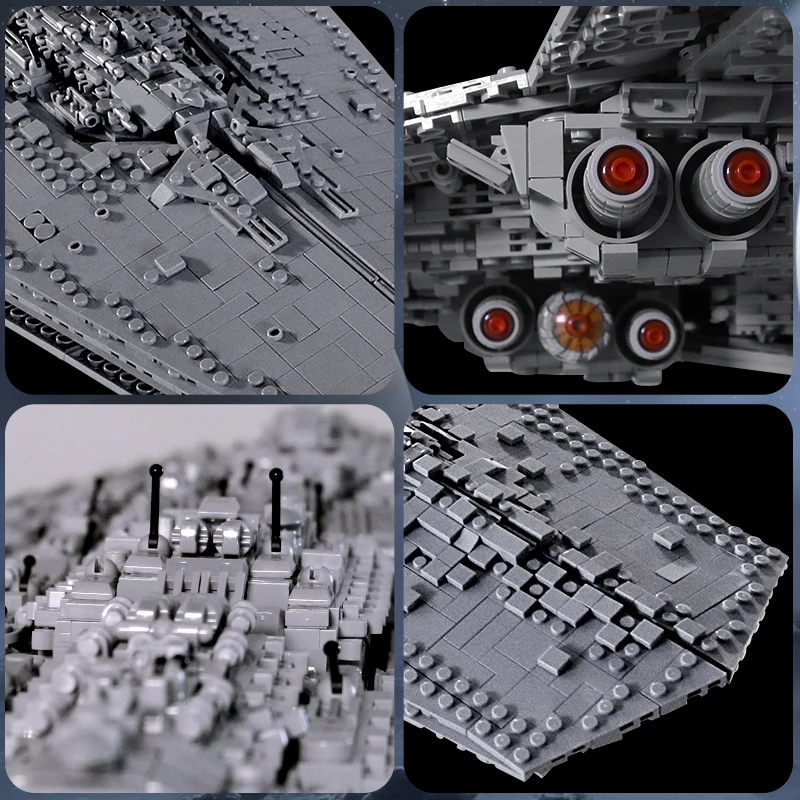 Конструктор Звездные войны DHL 13134 7788 шт. Звездный Разрушитель MOC-23556 75252 75292 05027 |