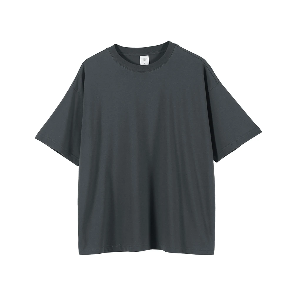 Простая летняя Футболка реглан в стиле хип хоп хлопковая с круглым вырезом