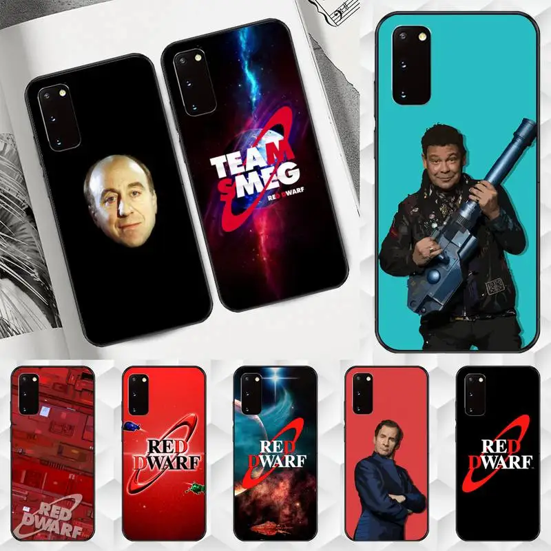 

Fashion Red Dwarf Phone Case TPU For Samsung S6 S7 S8 S9 S10 plus S20 S21 S30ultrs Fundas Cover coque