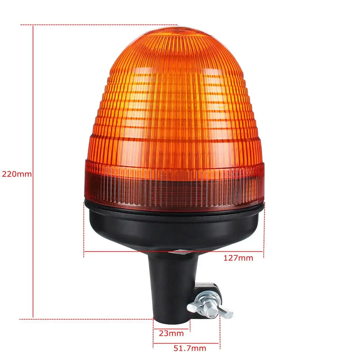 

12V 24V LED Car Truck Roof Strobe Light Warning Light Signal Lamp Rotating Flashing Emergency Beacon for Tractor Trailer Boat