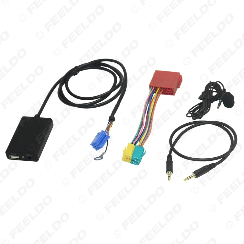 Медиаплеер FEELDO для автомобилей цифровой CD-чейнджер USB/AUX/MIC/Bluetooth Volkswagen/Audi/Skoda/Seat