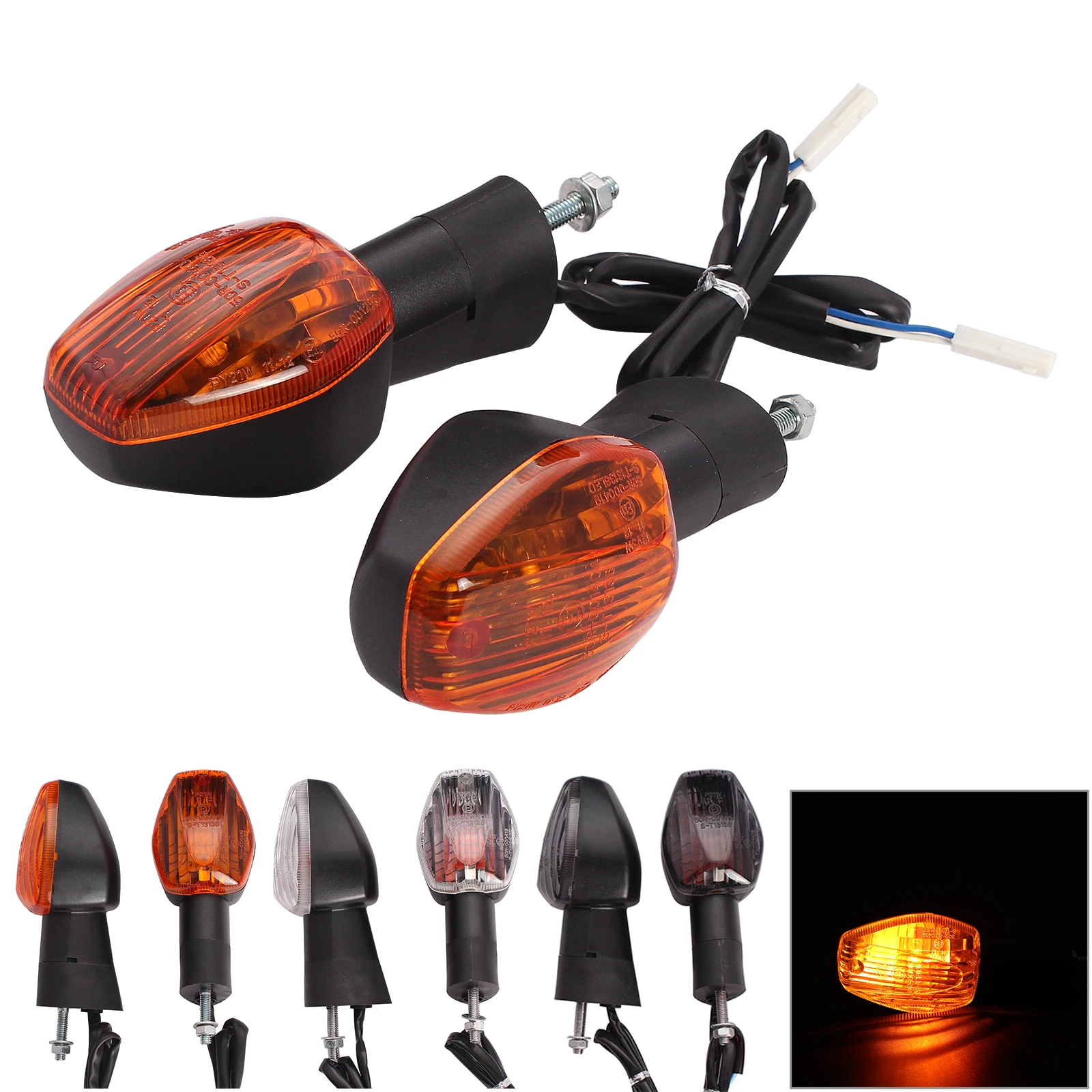 

Rear Turn Signal Light Indicator Lamp Lights Blinker For HONDA RVT1000R RC51 2000-2006 CB400 SUPER FOUR 2006-2018 Motorcycle