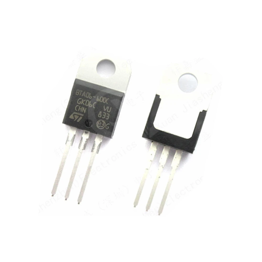 

10 шт BTA06 BTA06-600C Triac 600V 6A тиристор