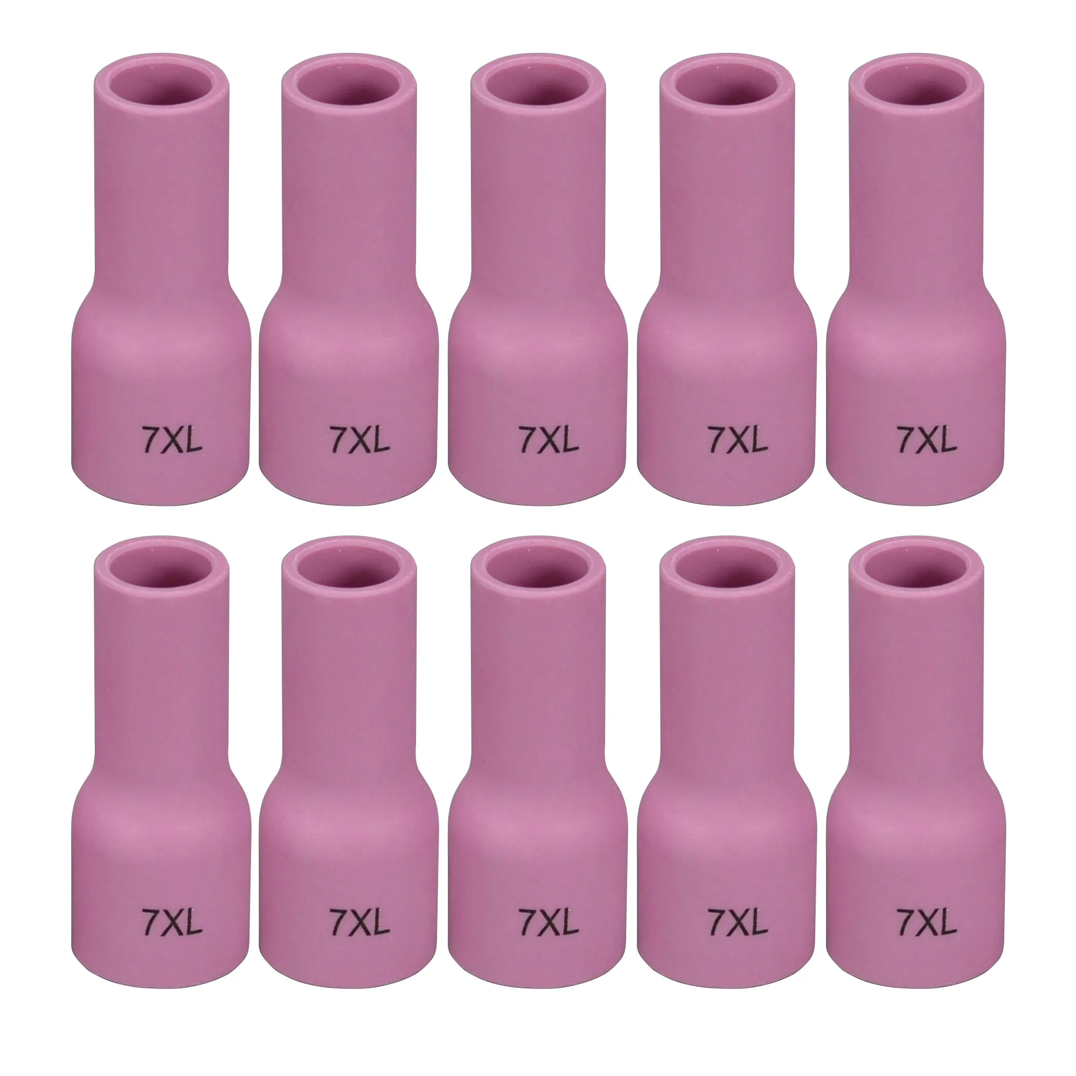 

TIG Gas Lens Aluminia Nozzle Ceramic Cup Extra Long 53N61XL (#7XL 7/16" Orifice) for SR WP 9 20 25 TIG Welding Torch 10pk