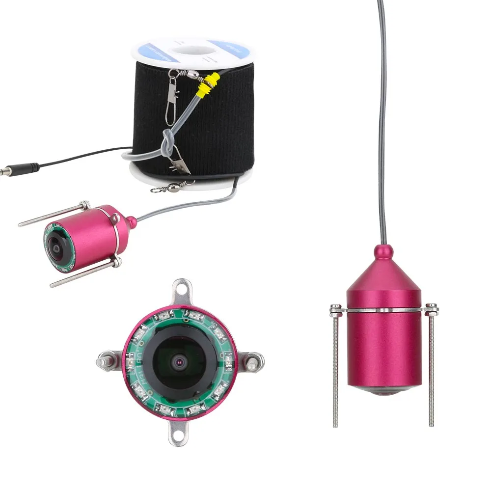 Цена Эхолот-рыболокатор, камера для подводной рыбалки, монитор 4,3 дюйма, светодиодный одов, ночное видение, 195 градусов, 15 м, 1200TVL