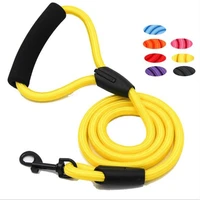 dog leash running walk train for large small cat pets leashes dogs leash rope nylon basic leashes solid breakaway all seasons