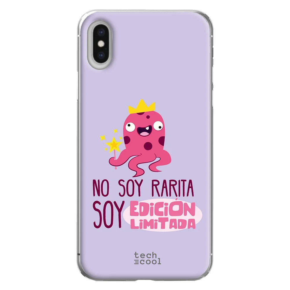 FunnyTech®Чехол для Iphone XS Max l с фразой I'm not weirdo limited edition на фиолетовом фоне|Бамперы| |