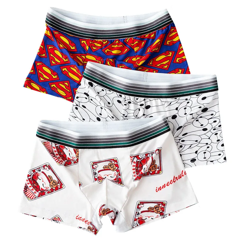 Боксеры мужские 5 шт./лот удобные шорты-боксеры пикантное нижнее белье для мужчин