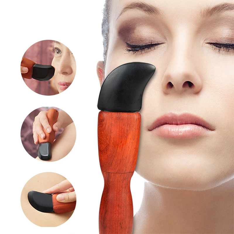 Электрический массажер для лица Guasha Каменная игла подтяжки тонкой кожи глаз