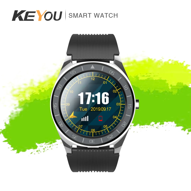 KEYOU V5 мужские наручные Смарт часы с камерой Whatsapp Twitter push сообщений поддержка SIM