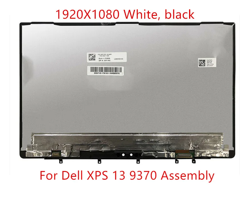 

ЖК-дисплей для ноутбука 13,3 дюйма LQ133M1JX31 для Dell XPS 13 9370, ЖК-дисплей в сборе 0WT1R3 0FT5T7, ЖК-дисплей с сенсорным экраном