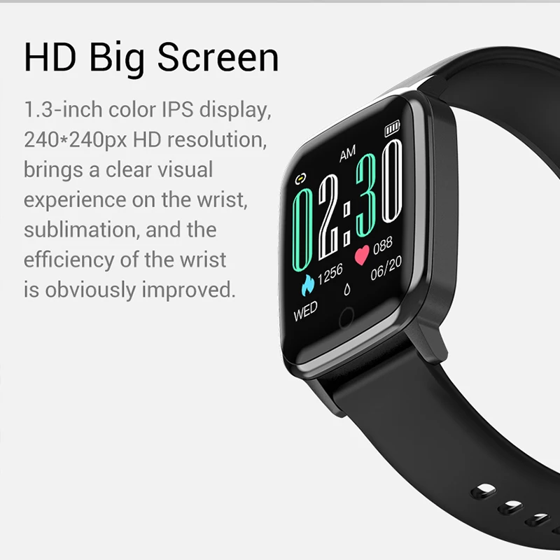 Смарт-часы 2020 спортивные часы пульсометр артериальное давление кислород монитор