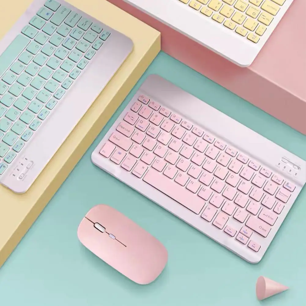 

Wireless Keyboard Mouse High Sensitivity Wireless 3 Gear DPI 3.0 Interface Mobile Phone Tablet Laptop Keyboard Mouse