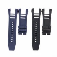 34mm silicone watch strap for invicta watch black blue watchband bracelet belt comfortable and waterproof accessories