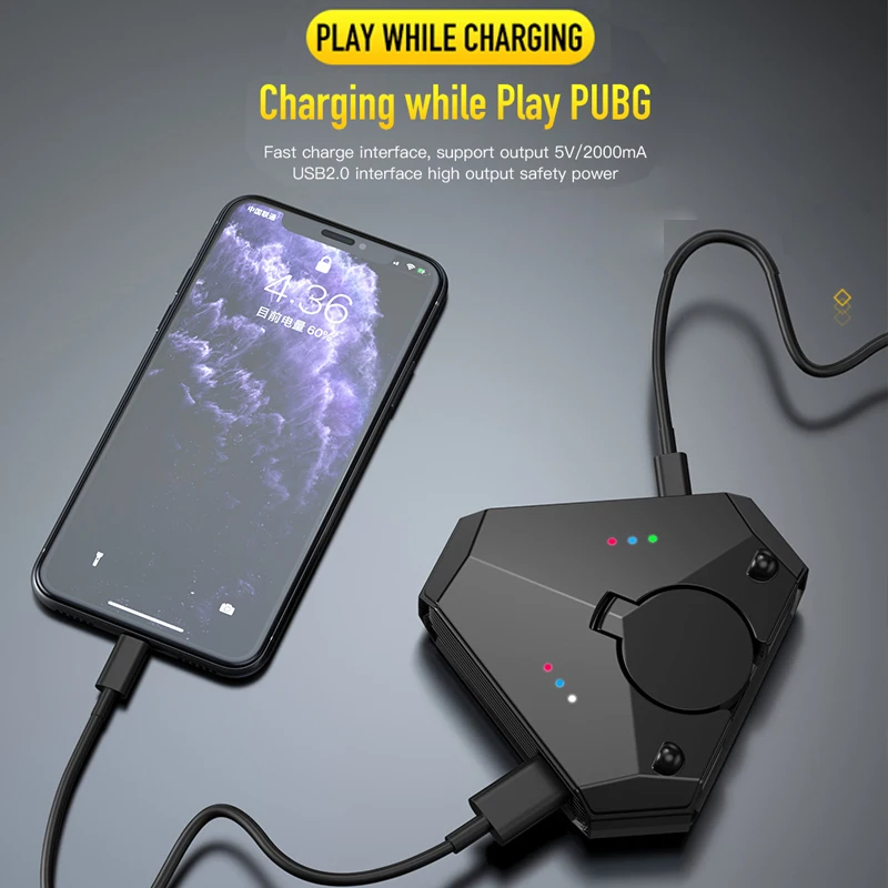 Мобильный Bluetooth-совместимый 5 0 Android для PUBG контроллер мобильный игровая