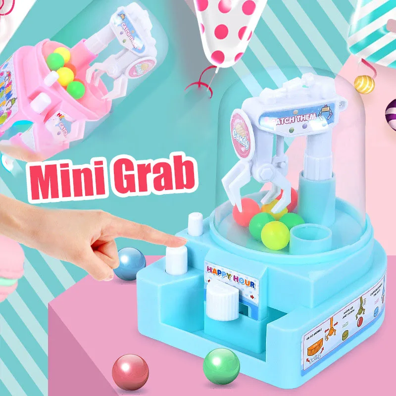 

Детская мини-машина для захвата когтей детская машина для захвата мячей конфет кукол игрушка для детей игрушки подарок