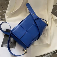 mini woven crossbody messenger bags for women 2022 fashion luxury brand bag long belt trend female shoulder bag handbags purses
