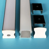 2mpcs free shipping aluminum profile for 5050 3528 5630 led strip with milky coveraluminum channel housing