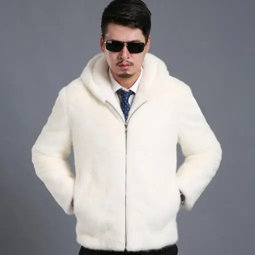 Популярные мужские пальто из искусственного меха 2020 мужская куртка размера плюс
