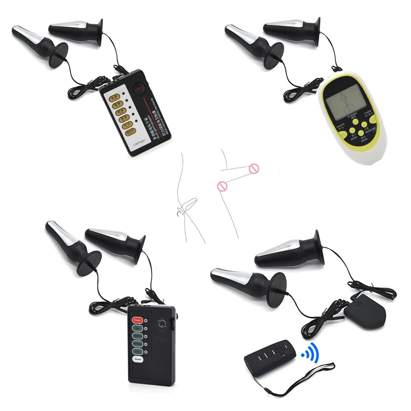 Анальная пробка с электрическим током электрошоком вагинальный анальный