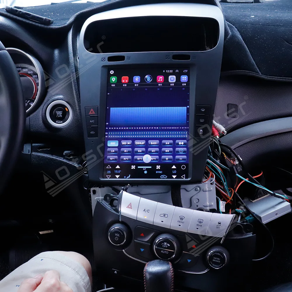 

For Dodge Journey Fiat Leap 2012-2020 Tesla Style Octa-core Android Car Radio Tape Recorder Multimedia Player Navi HeadUnit GPS