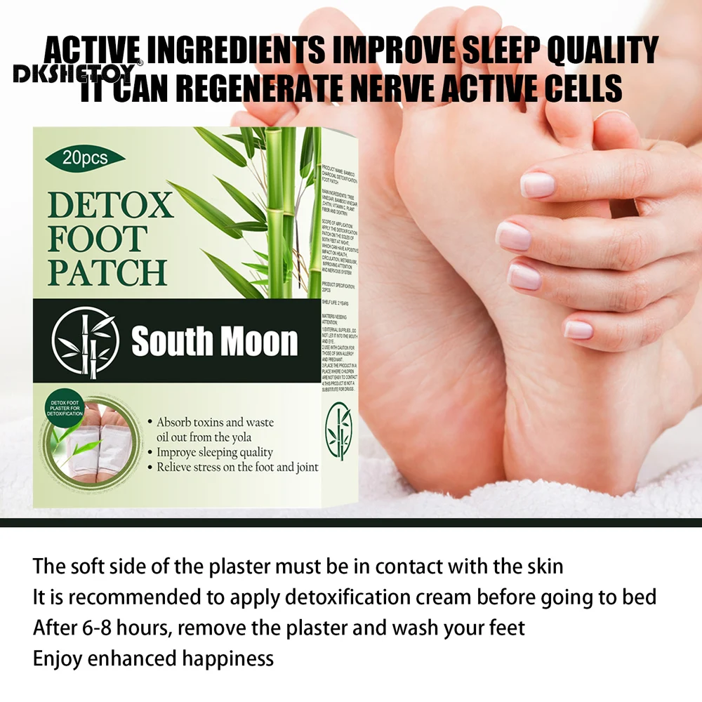 

Foot care Patches Relief Stress Foot Pads Natural with Adhesive Sheets for Removing Impurities Relieve Stress Improve Sleeps FB