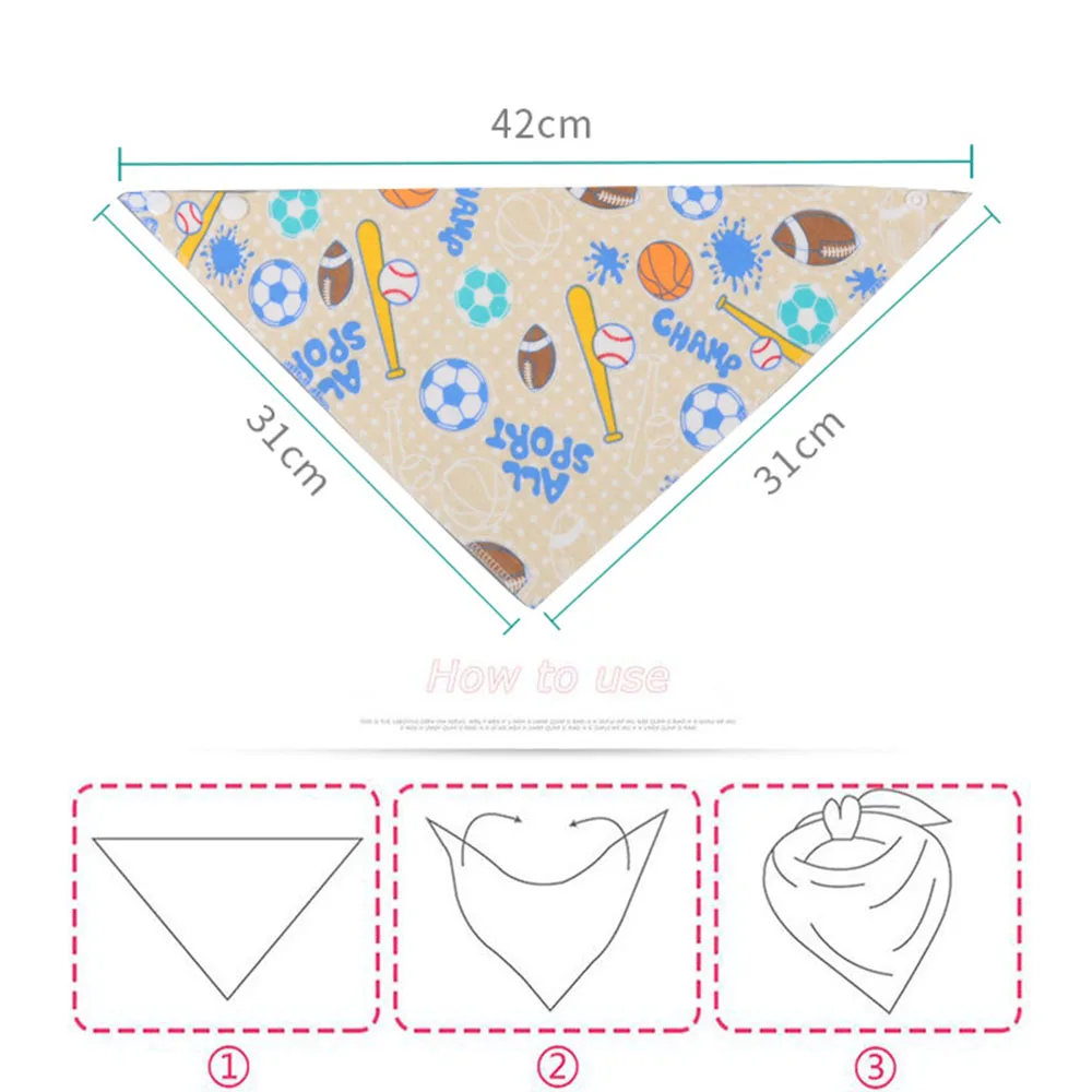 Банданы для домашних животных нагрудники кошек шарф маленьких собак треугольный