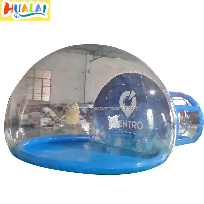 Гигантское Рождественское украшение 2019 надувной снежный шар надувная