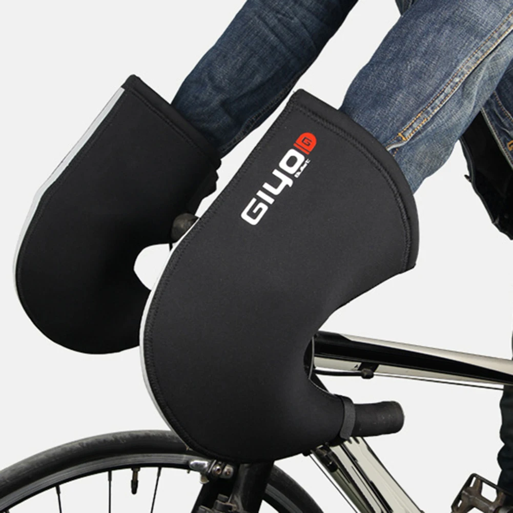 

Winter Thermal Mountain Road Cycling Bike Bicycle Bar Mitts Mittens Gloves Handlebar Cover Warmer Handle Cover Snow Adventure