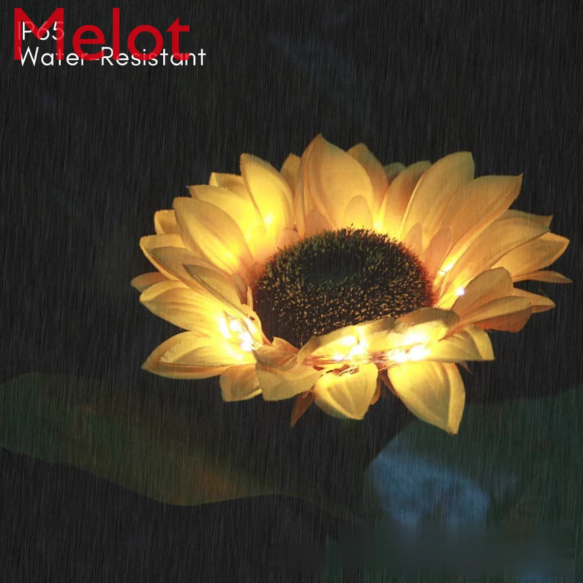 

Solar LED Sunflower Festive Lantern Outdoor Garden Courtyard Decorative Lamp Solar Lawn Waterproof Ground Plugged Light