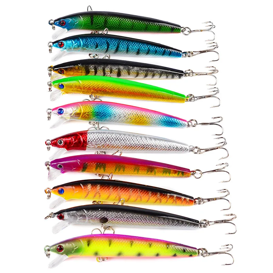 Jerkbait Black блесна искусственные приманки набор воблеров для троллинга ловля щуки и