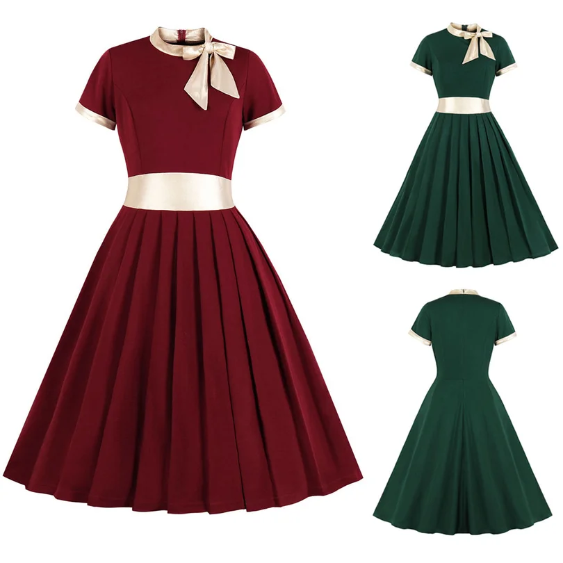 2019 Новое поступление женские платье трапециевидной формы модное и элегантное