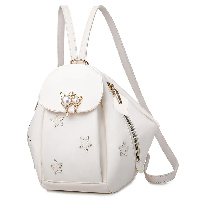 Женский модный рюкзак женский из искусственной кожи школьная сумка на плечо для