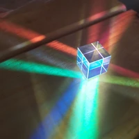 photographic prism dichroic glass x cube 202017mm gift six sided optical beam combiner color dichroic glass cube prism