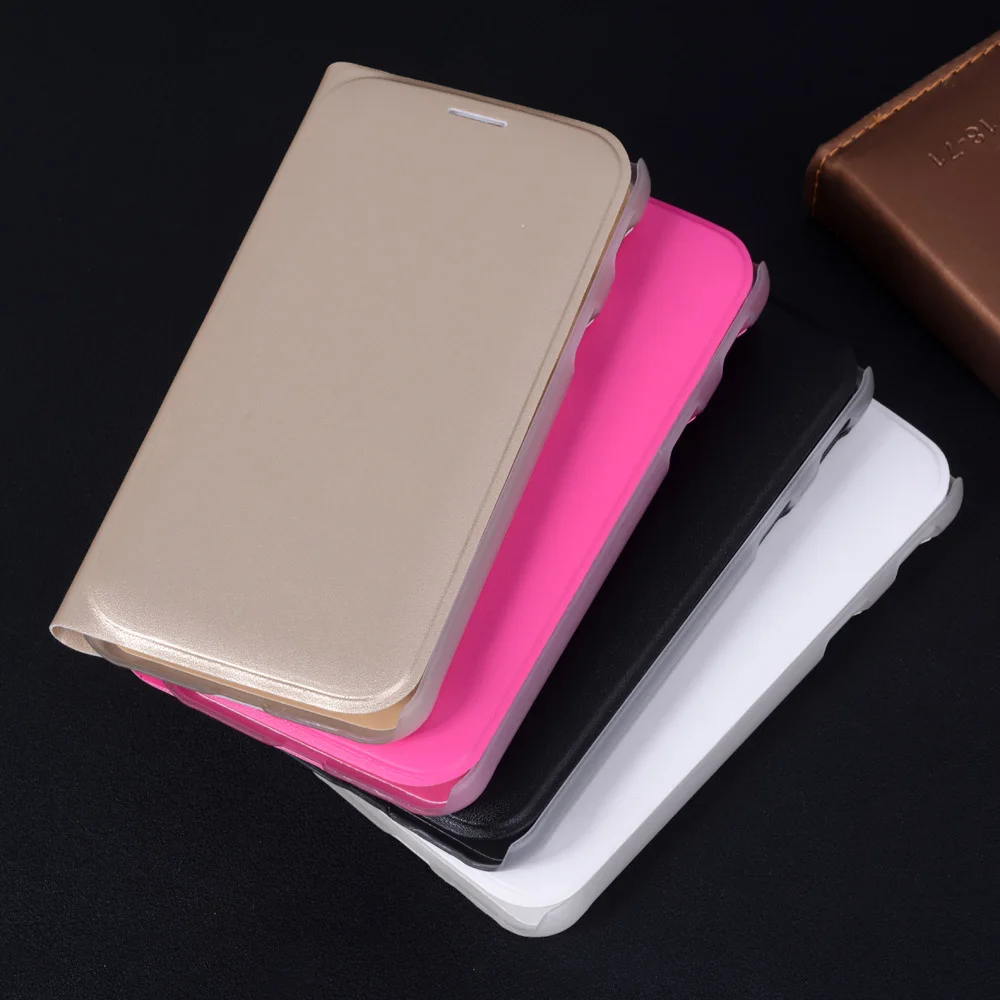 Тонкий чехол бумажник для Samsung Galaxy Xcover 4 G390F книжка с противоударной маской и