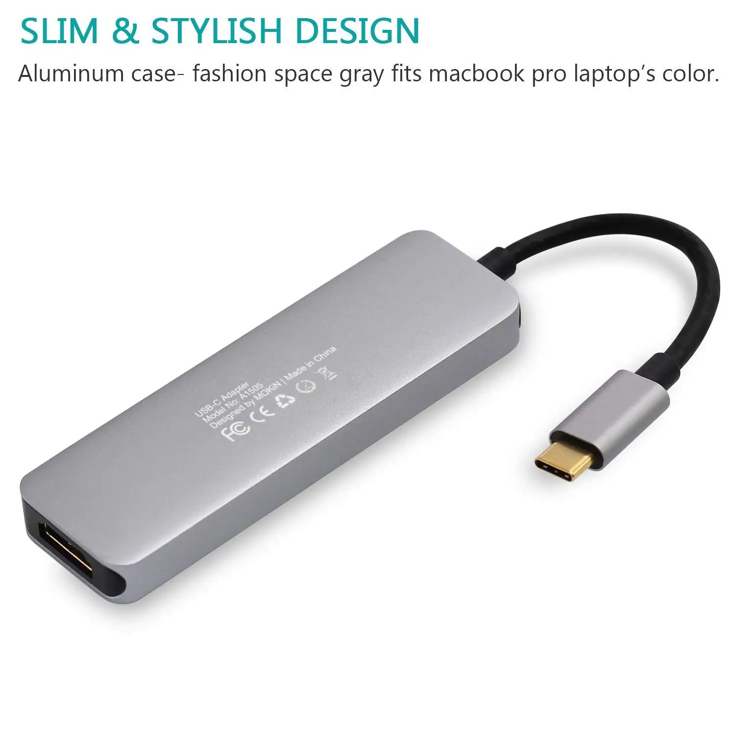 USB 3. 0 Type-C Hub к HDMI-совместимый адаптер 4K Thunderbolt 3 C TF SD Reader слот PD для MacBook Pro/Air/Huawei Mate |