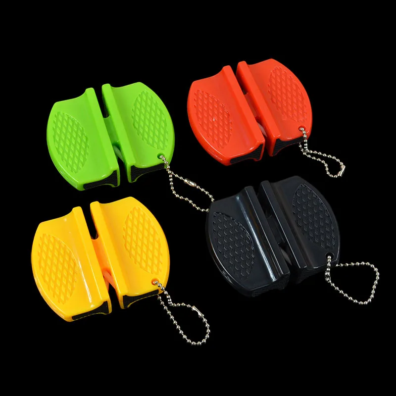 

1 Pcs Ceramic Rod Tungsten Steel Camp Pocket Kitchen Knife Sharpener Tool Sharpening Random Color