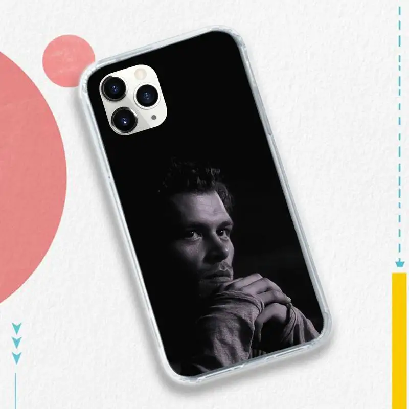 

Klaus Mikaelson Vampire Diaries tv show protective coque Phone Case for iPhone 11 12 pro XS MAX 8 7 6 6S Plus X 5S SE 2020 XR