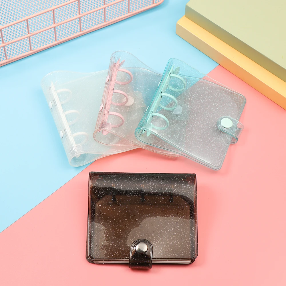 Обложка мини для блокнота с 3 отверстиями ручной дневник счетов листов|Записные