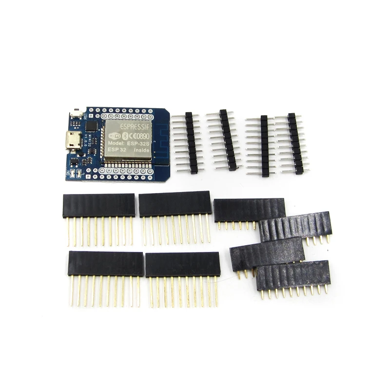 Для Wemos D1 ESP32 ESP-32S беспроводной WiFi Bluetooth BLE для Mini Esp8266 CP2104 модуль с контактами |