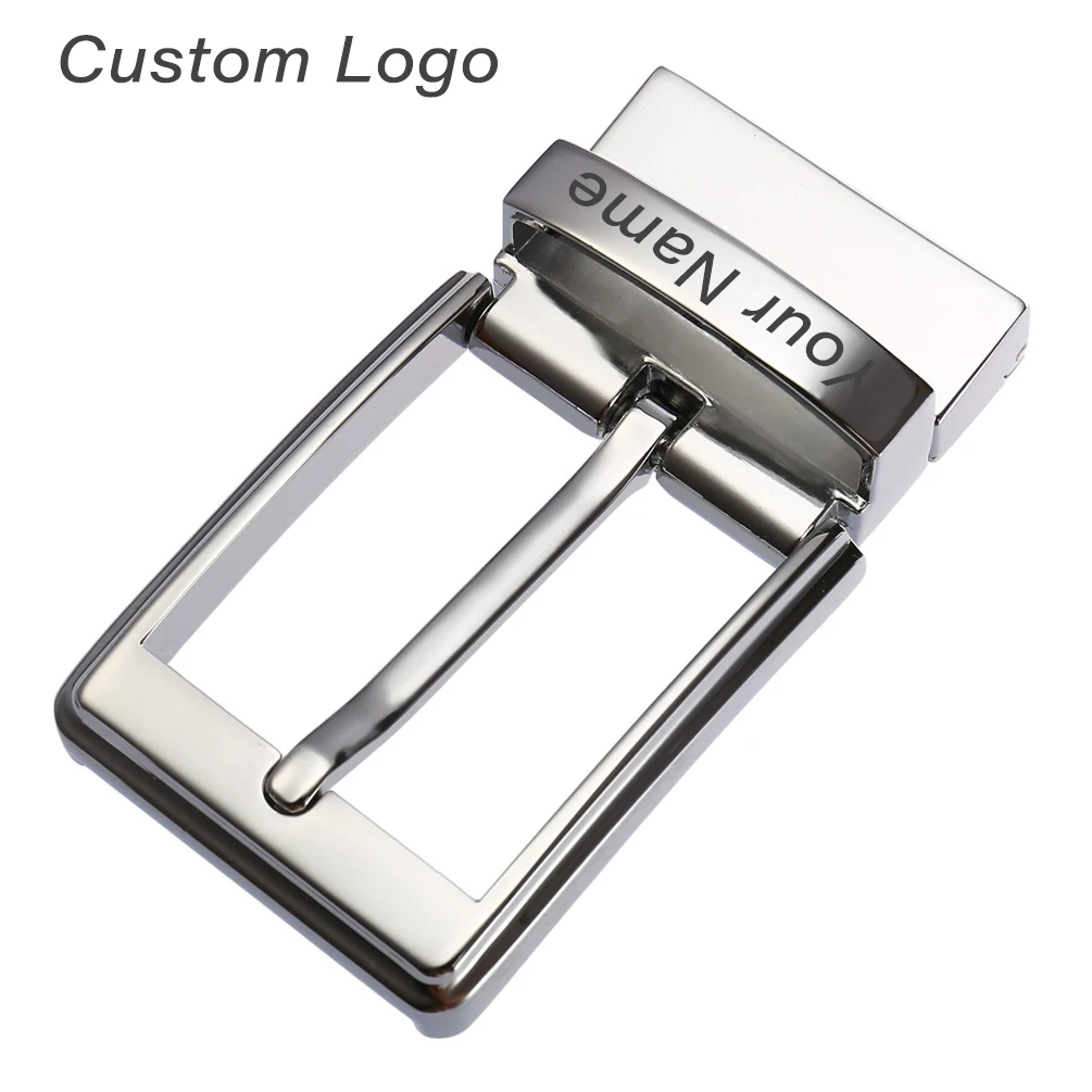 Персонализированная Пряжка для кожаного ремня с выгравированным логотипом на