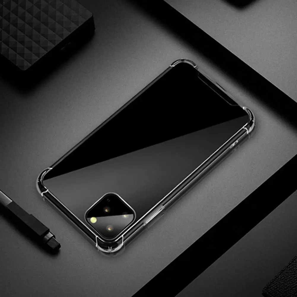 Анти Царапины чехол для IPhone11XI Pro Max 5 8/6 1/6 анти столкновения Прозрачный телефона