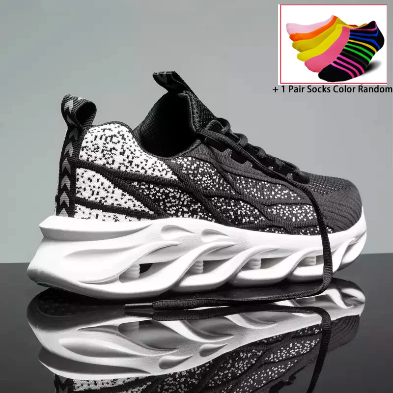 

New 2021 Running Shoes 5 colors Breathable Outdoor Sports Shoes Lightweight Sneakers Comfortable Training Footwear for Men