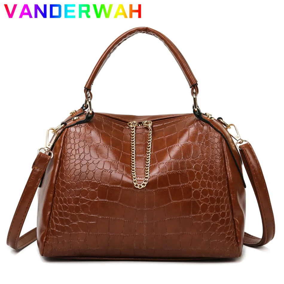 

Vintage Stone Pattern Handbags Luxury Designer Shoulder Crossbody Sac for Women Big Capacity Tote High Quality Leather A Dos