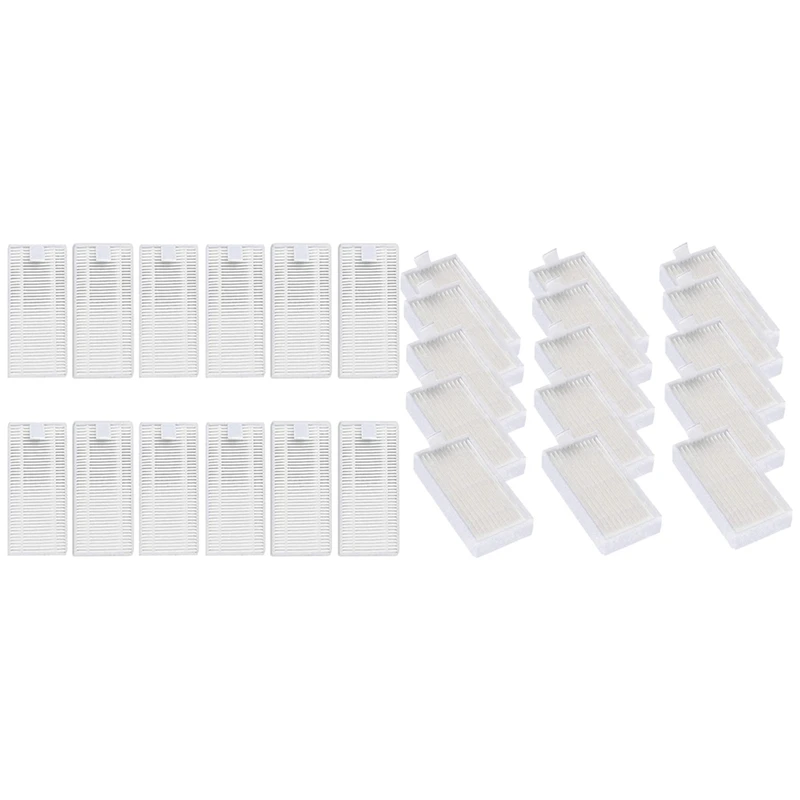 

27 Pcs Dust Filter Hepa Filter Robot Vacuum Cleaner Accessories Replacement Parts, 12 Pcs A & 15Pcs B