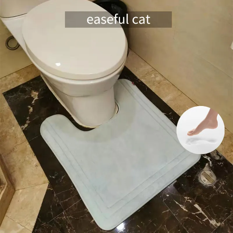 53*60 см абсорбирующий и быстросохнущий хлопковый бытовой коврик с эффектом памяти