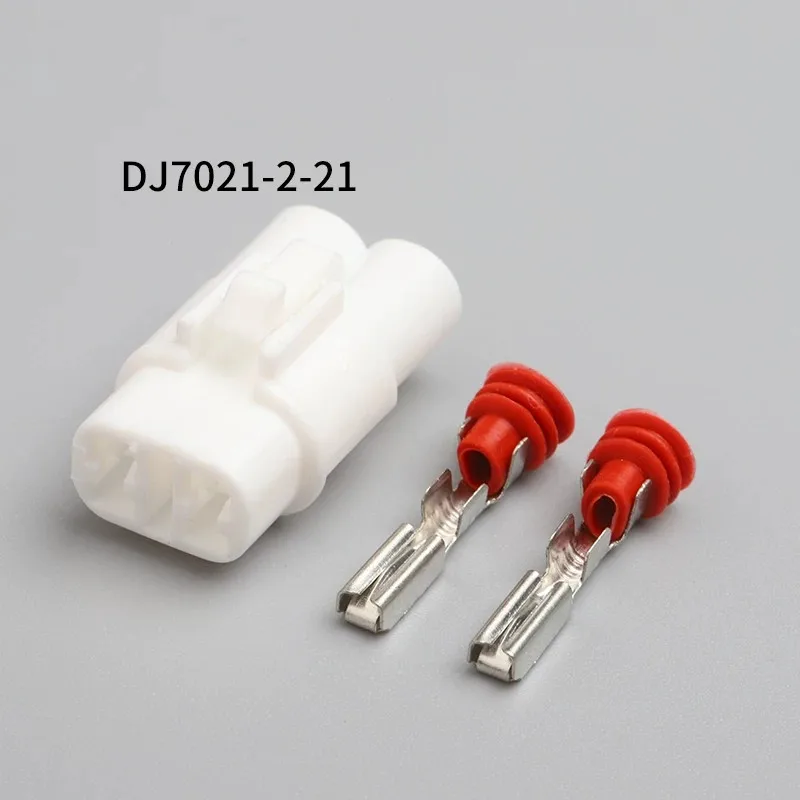 6187-2171 500 шт 2Pin 2 мм Мужской авто мотоцикл электронный соединитель проводки для AUdi VW